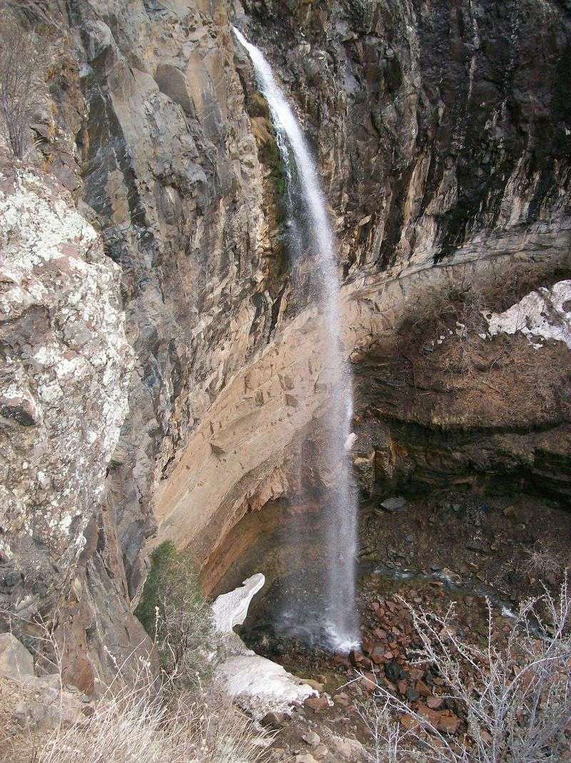 A Cascade Born From Aztec Peak