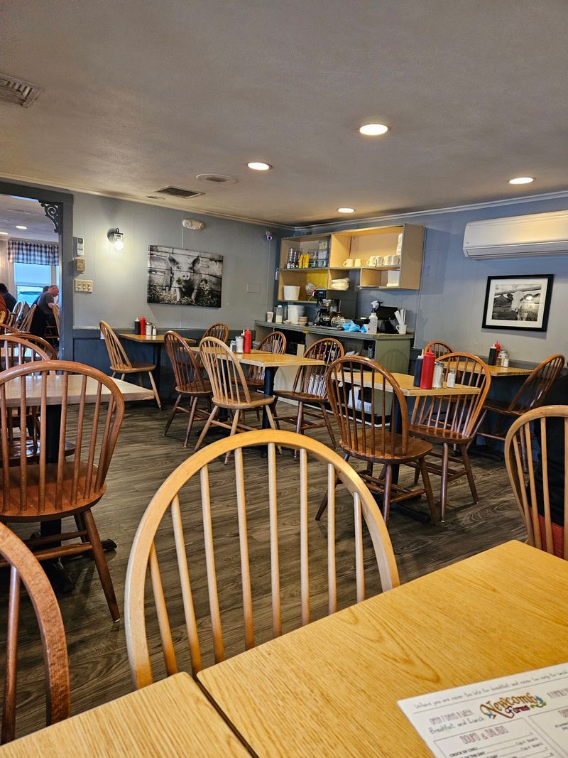 A Cozy Room Where Tables Sit Close