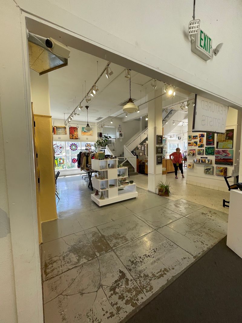 A Gallery Inside a Historic Hotel Lobby