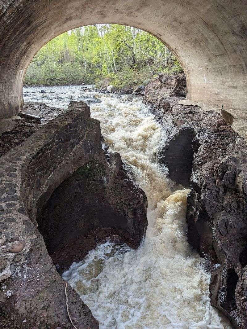 A Gorge Sculpted by Rushing Water