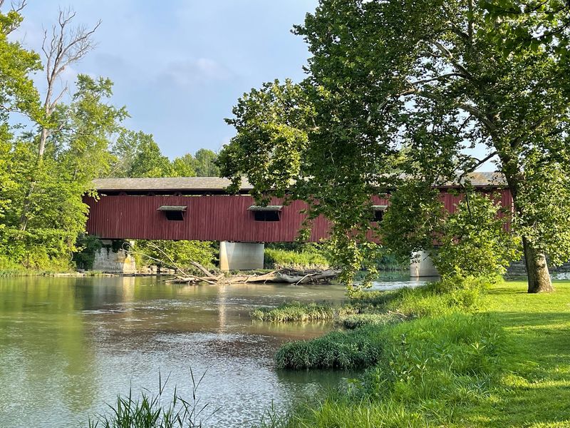 A Historic Covered Bridge Steals Some Spotlight
