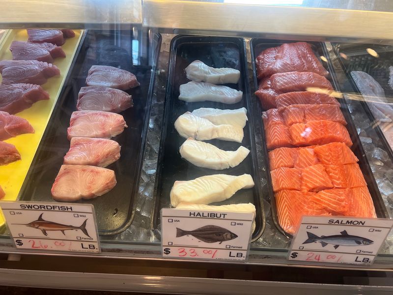 A Market Case Full of Fresh Catch