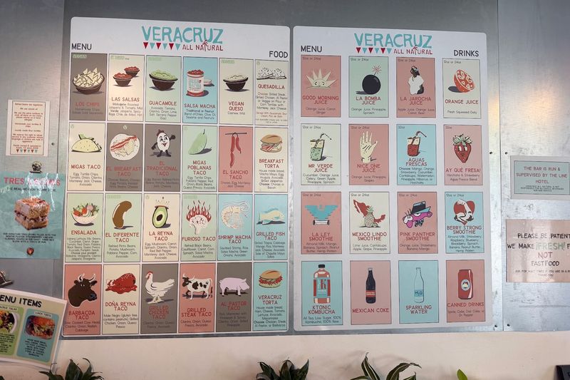 A Menu Built On Loteria Cards