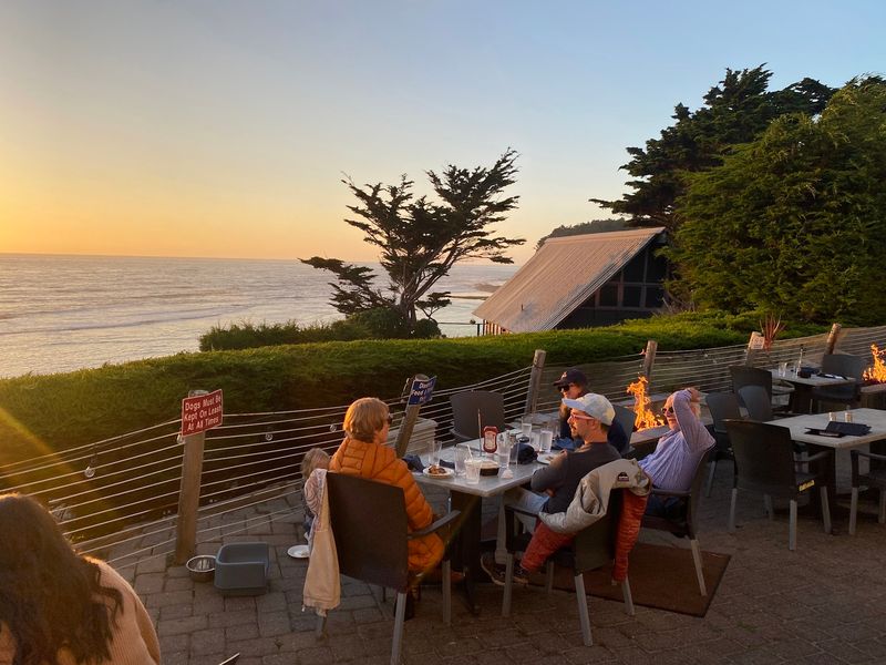 A Patio Built Around Fire Pits
