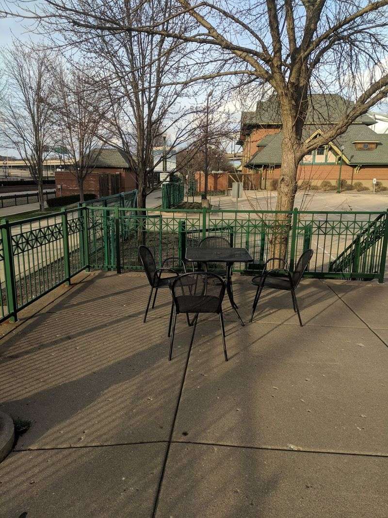 A Patio With A River View