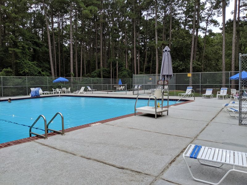 A Pool With Lifeguards on Duty