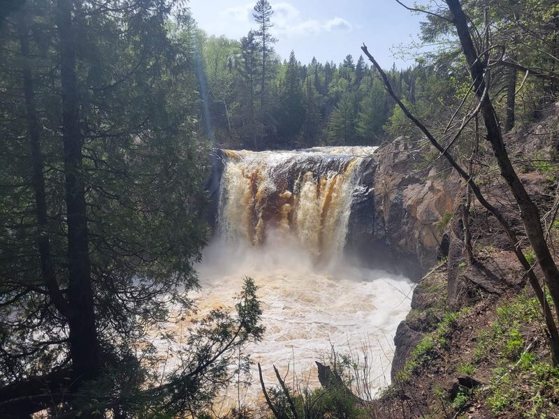 A Quiet Cascade Off Highway 1