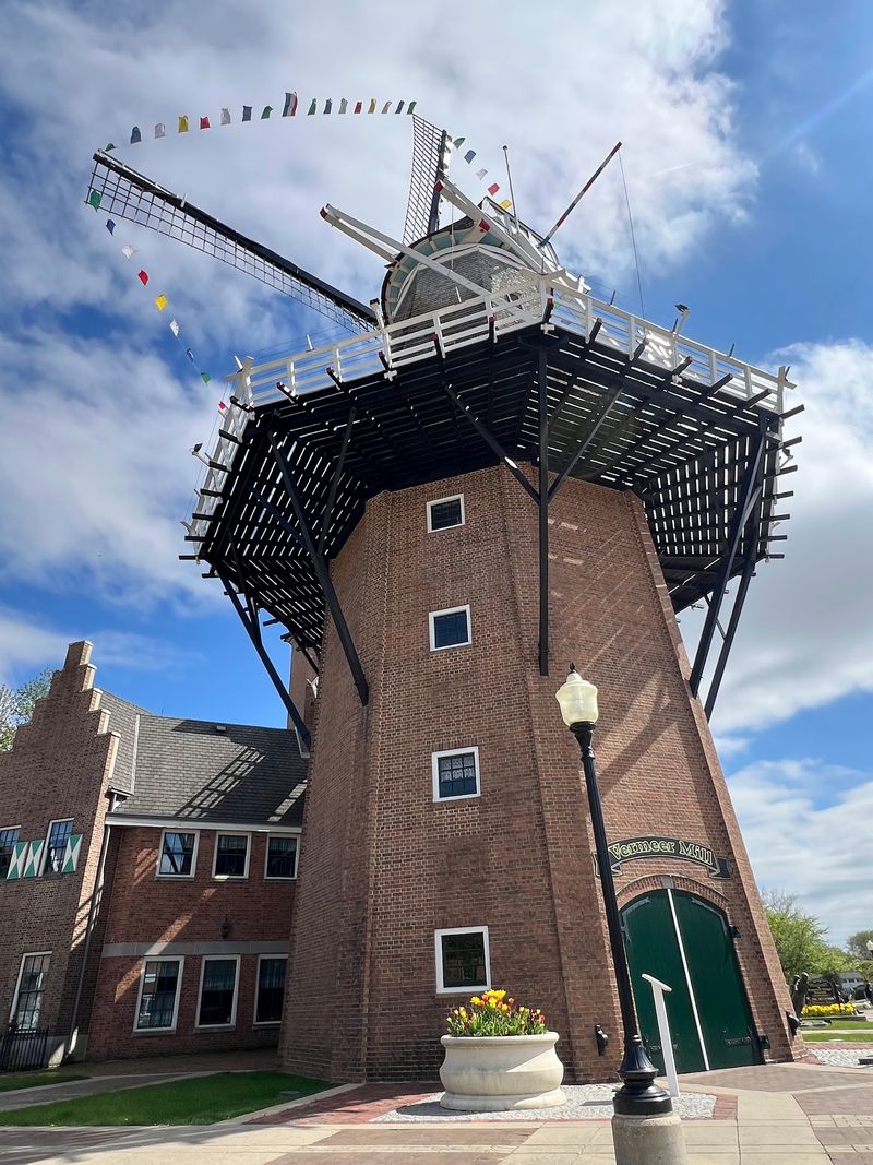 A Real Windmill That Still Grinds Grain