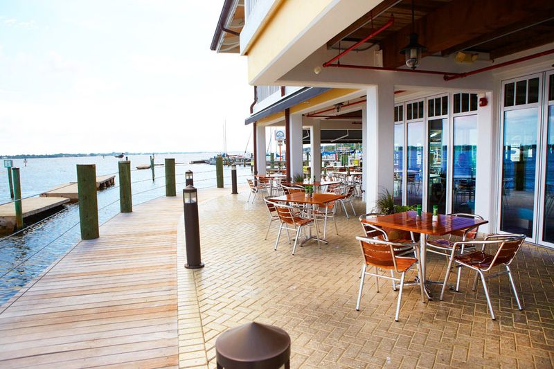 A Restaurant Built Out On The Pier