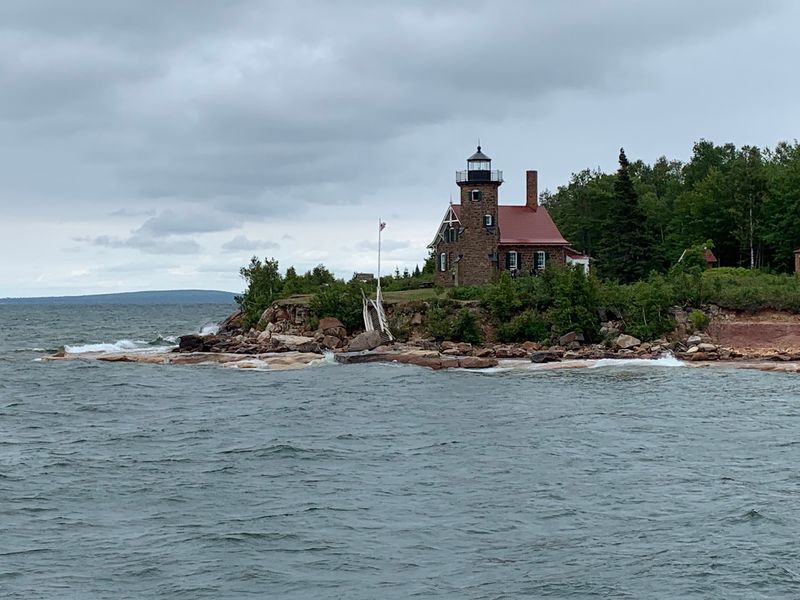 A Stone Beacon Off Bayfield's Shore A Stone Beacon Off Bayfield's Shore
