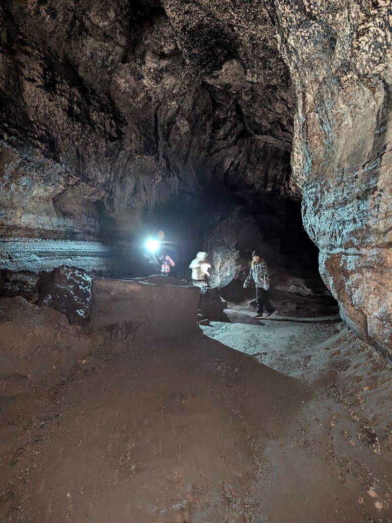 A Tunnel Molded By Ancient Volcanic Fire