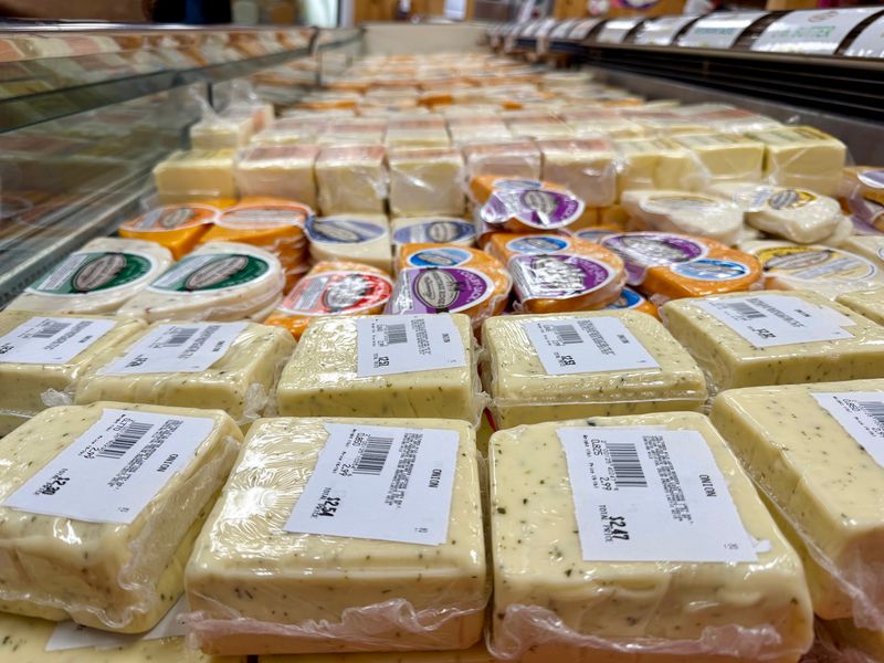 A Wall of Cheese Choices A Wall of Cheese Choices