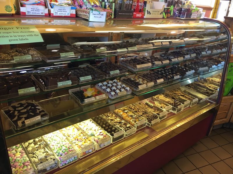 A Wall of Chocolate Temptations A Wall of Chocolate Temptations