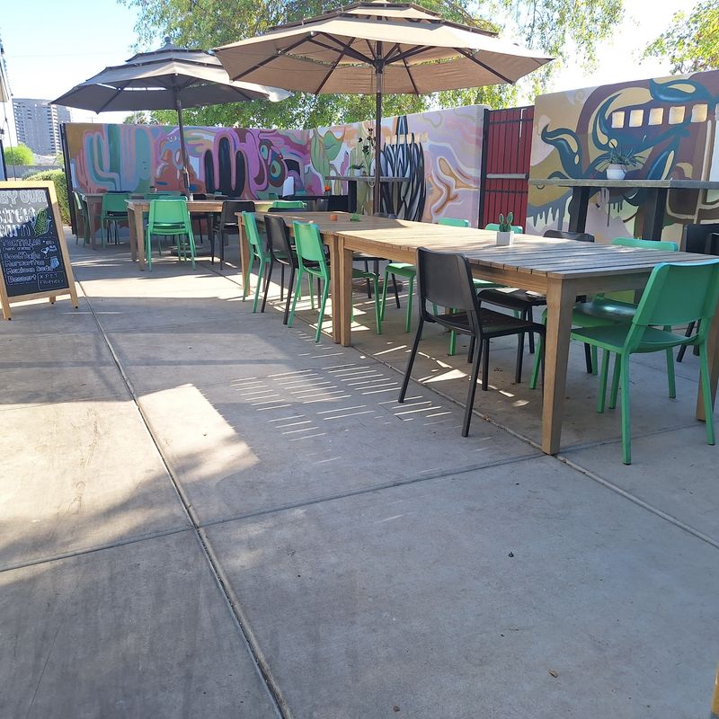 A Walled Patio Where Pups Are Welcome