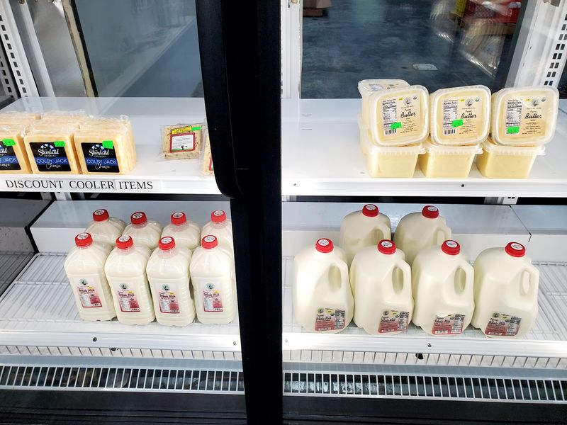 A Working Dairy Behind the Counter