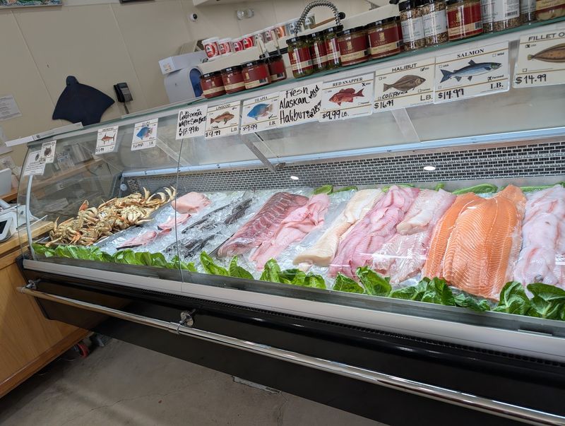 A Working Fish Market Under The Same Roof