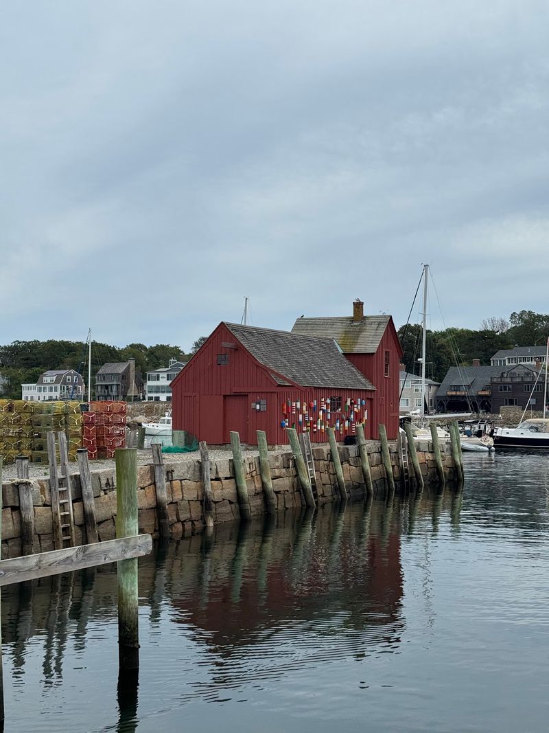 A Working Harbor Corner on Bearskin Neck A Working Harbor Corner on Bearskin Neck
