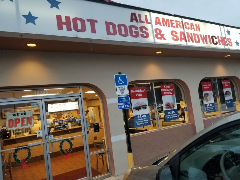 All American Hot Dog & Sandwiches, Jacksonville, FL All American Hot Dog & Sandwiches, Jacksonville, FL