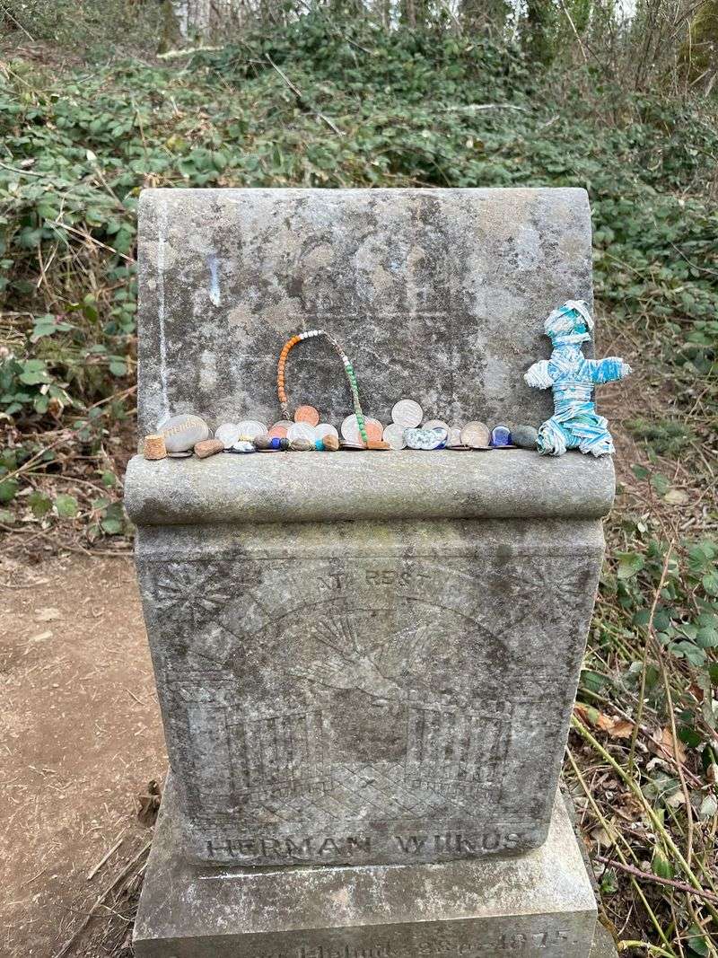An 1800s Cemetery Wrapped in Brambles