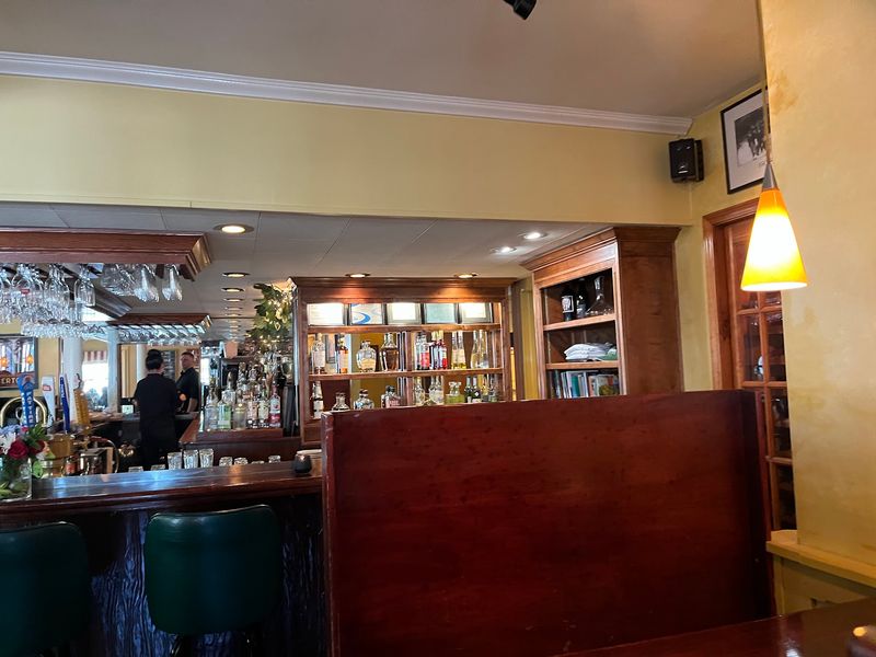 An Intimate Dining Room With A Small Bar