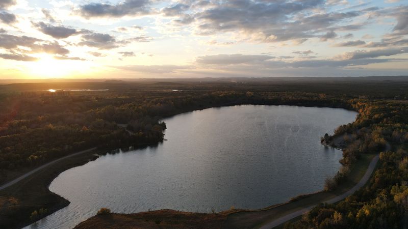 An Old Mine Turned Lake in Jackson County