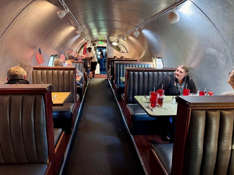 An Old Tanker Plane Turned Dining Room
