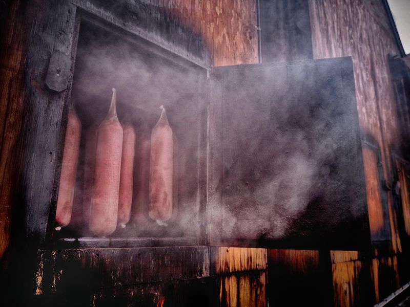An Old-World Smoking Method Still in Use