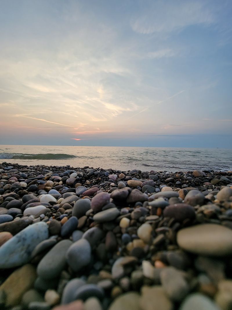 Beach Glass and White Stones Beach Glass and White Stones