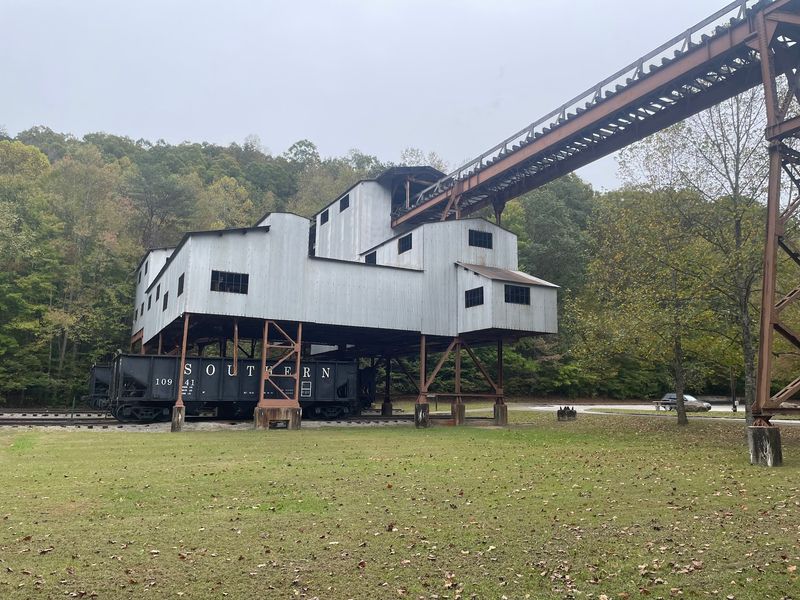 Blue Heron And The Coal Camp Stop