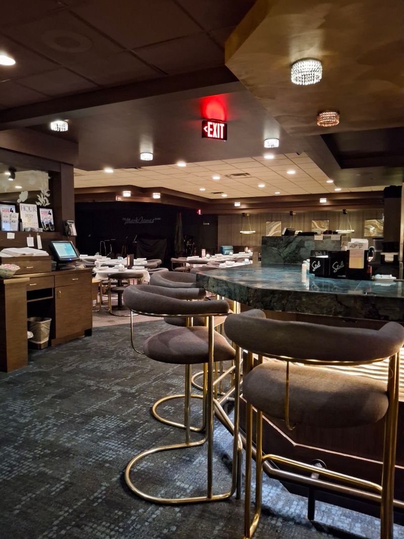 Blue Velvet Booths and Low Lights