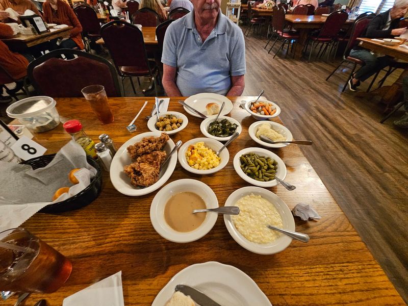 Bowls Of Southern Sides Passed Around The Table