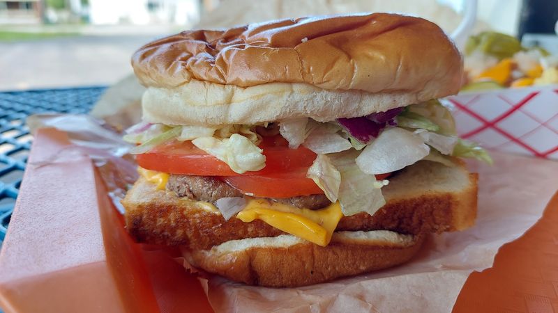 Burgers Loaded With All The Fixings Burgers Loaded With All The Fixings