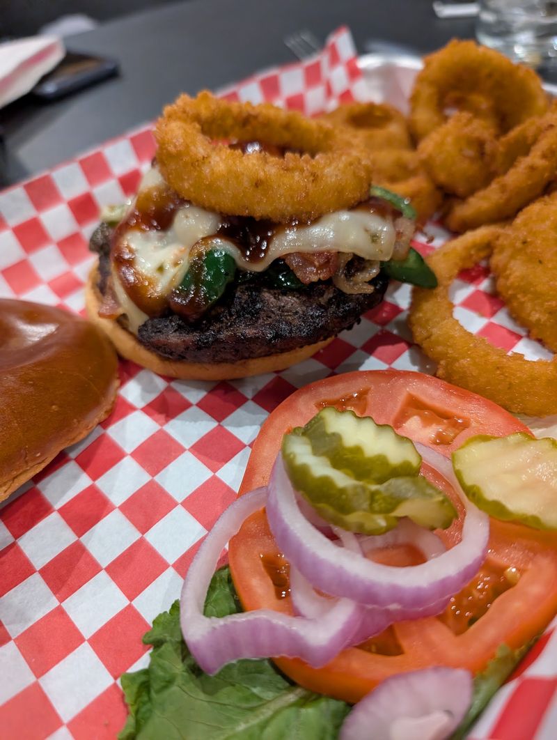 Burgers, Sandwiches, and Fried Mushrooms