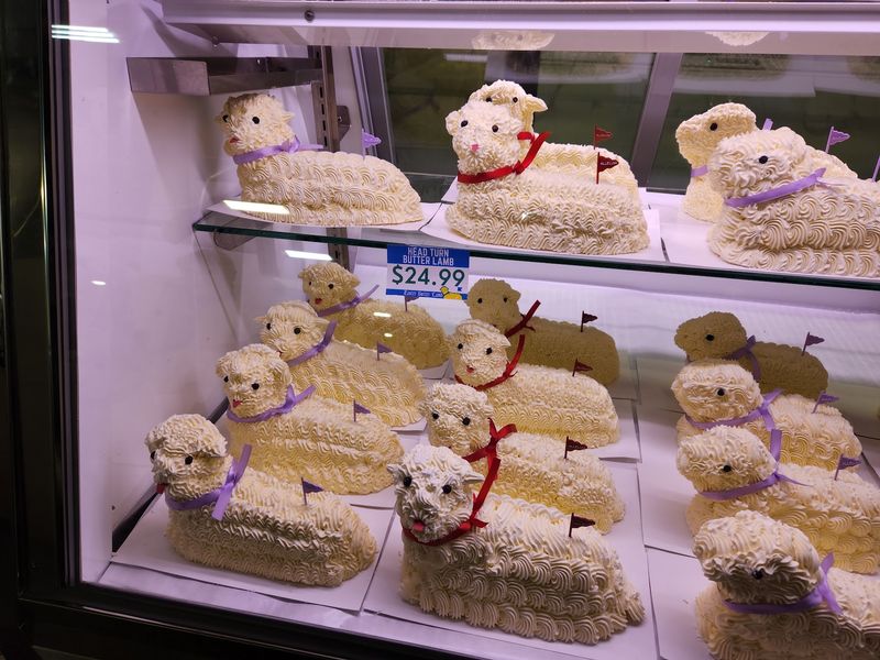 Butter Lambs, Pierogi and Painted Eggs