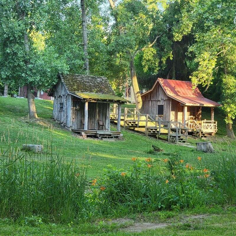 Cabins And The Local Shop