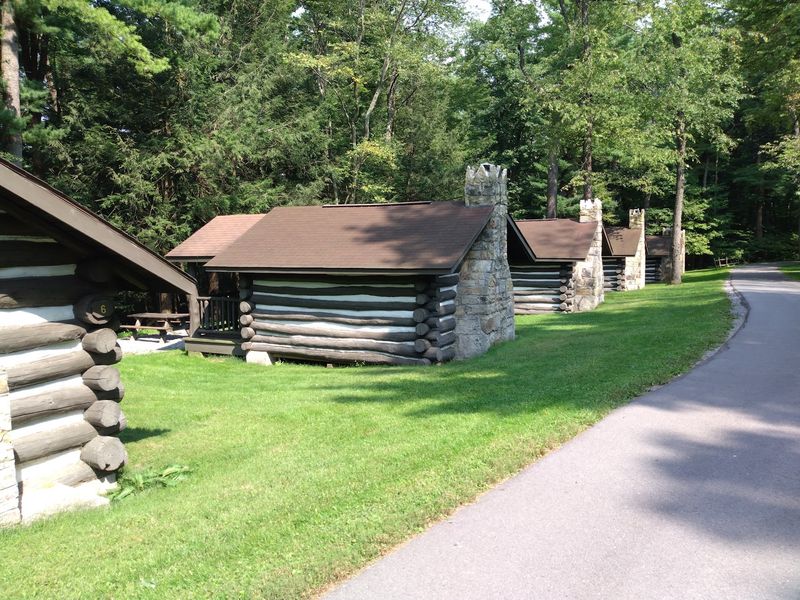 Cabins Tucked Among The Trees