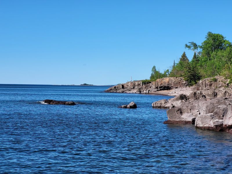 Camping Right on Lake Superior