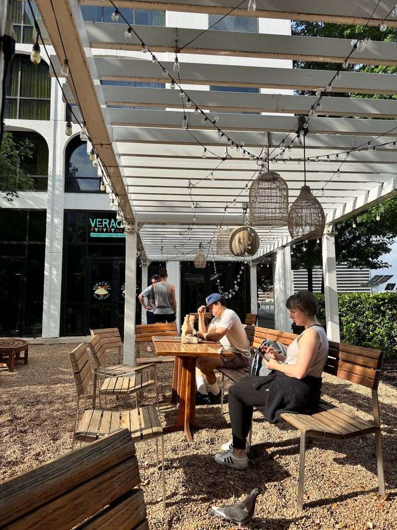 Casual Seating And A Dog-Friendly Crowd