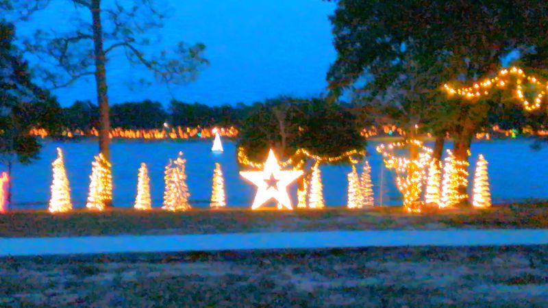 Christmas Lights And Lakeside Celebrations
