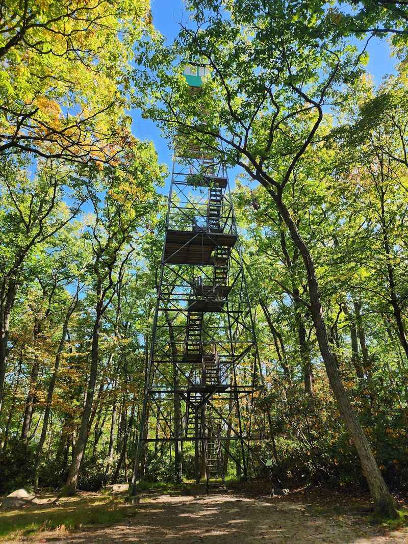 Climbing The Old Fire Tower Climbing The Old Fire Tower