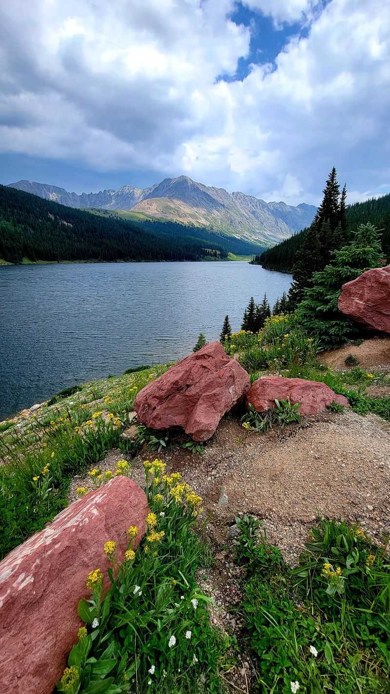 Clinton Gulch Dam Reservoir