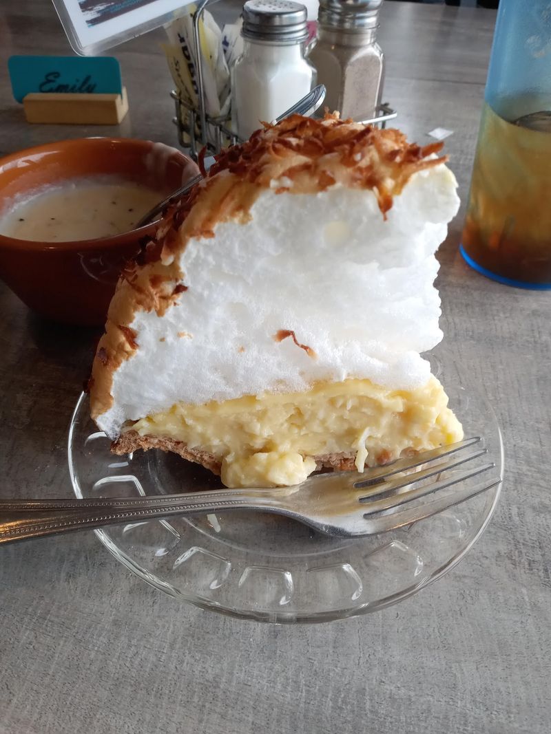 Coconut Cream Pie and Blackberry Cobbler