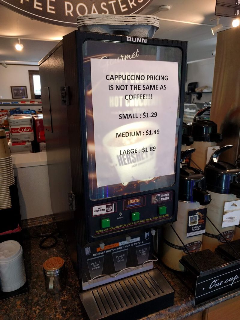 Coffee Poured Fresh Every Morning