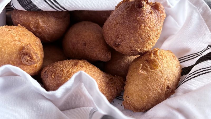 Corn Fritters And The Famous Maple Butter