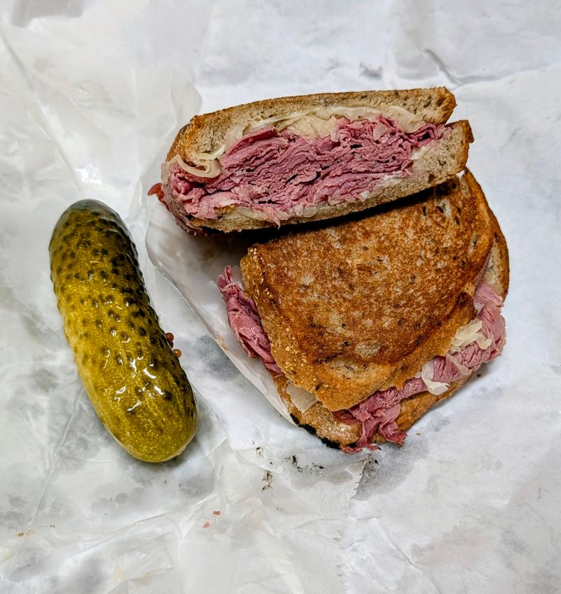 Corned Beef Stacked To Impressive Heights
