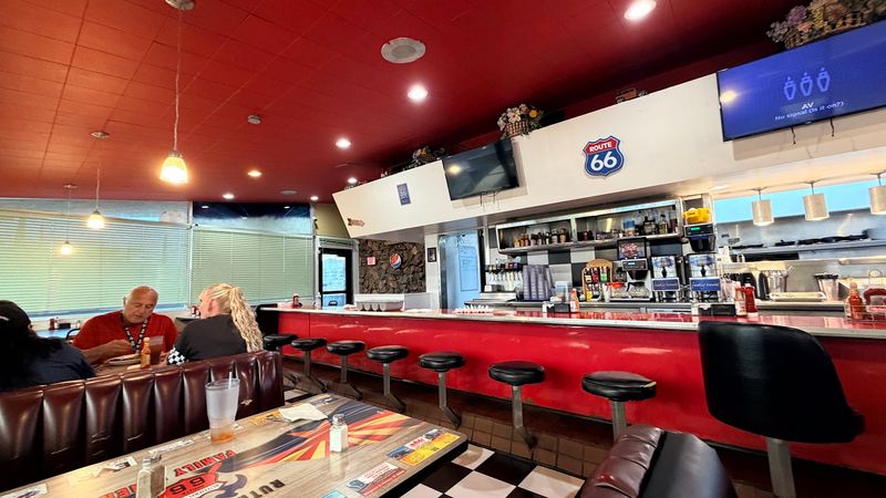 Counter Stools and a Cozy Room