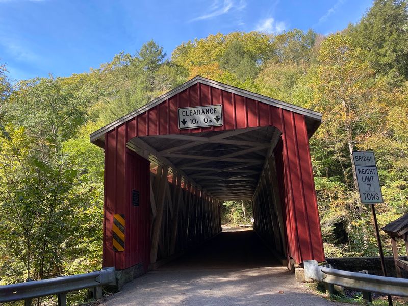 Covered Bridge Crossings by Car or Foot Covered Bridge Crossings by Car or Foot
