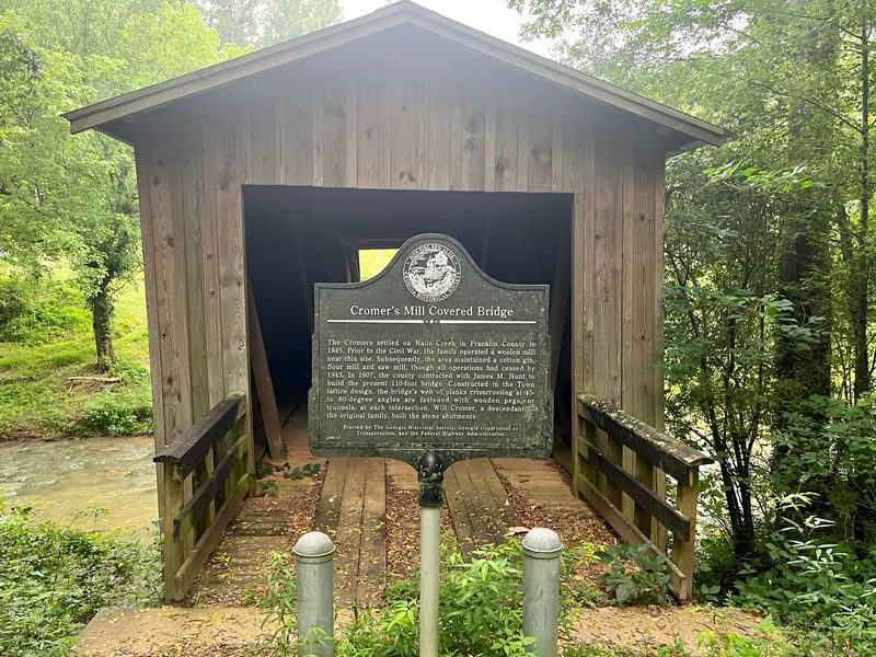 Cromer's Mill Covered Bridge, Carnesville, Georgia