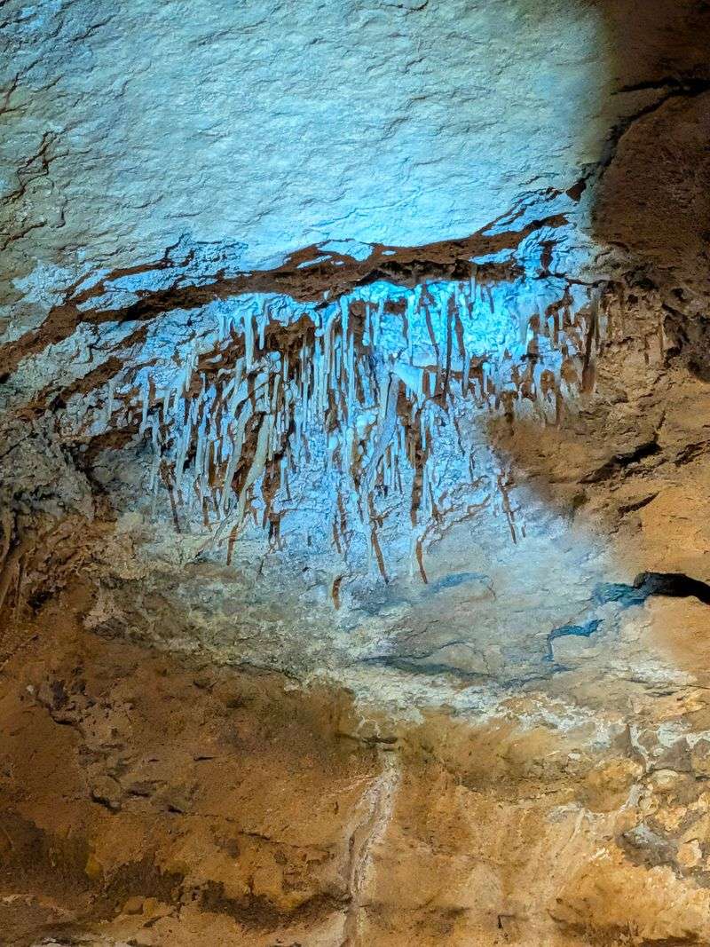 Crystals, Stalactites, and Rippling Flowstone