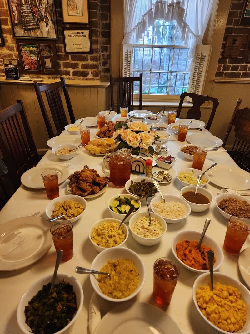 Dining in a 19th-Century Building